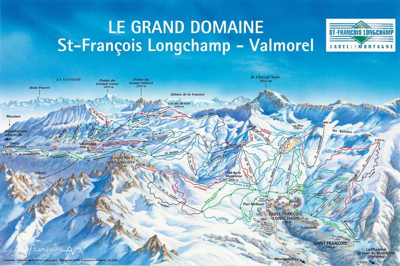 Chalet Le Doux Si, Large Self-Contained Apartment, 2Km From Doucy-Combelouviere And Close To Valmorel La Léchère 外观 照片